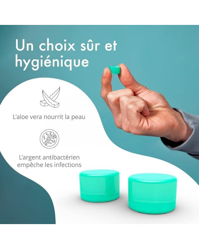BOUCHONS SILICONE MALEABLE MULTI USAGES